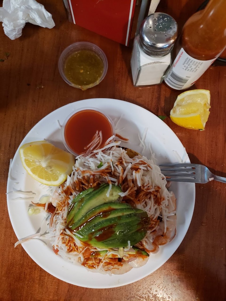 Combinazione Sea Food Tostada Mixta