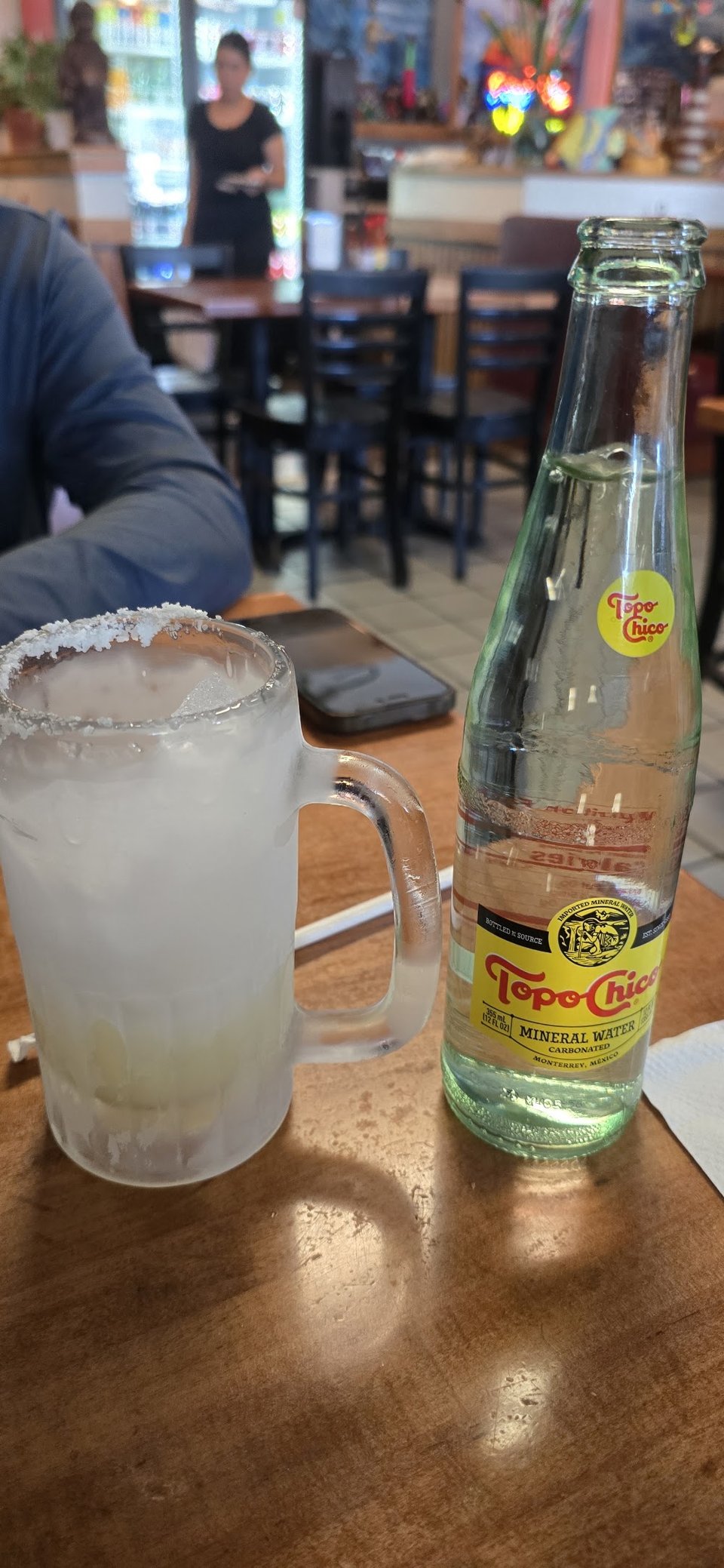 Menu page featuring tacos, ceviche, and cocktails.